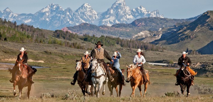 randonnee cheval yellowstone