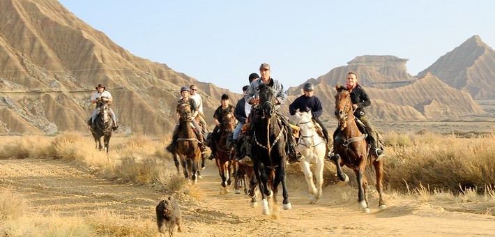 randonnee cheval bardenas reales