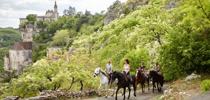 Randonnée à cheval à Rocamadour dans le Lot - Caval&go