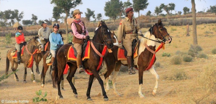 Randonnée à cheval en Inde pour la foire de Pushkar au Rajasthan - Caval&go