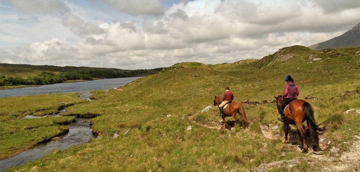 randonnee cheval connemara
