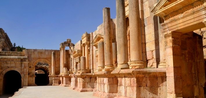 Cité de Jerash en Jordanie