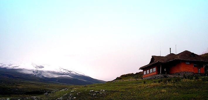 Hacienda dans les Andes