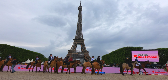 La piste du Longines Global Champion Tour - Longines Paris Eiffel Jumping La piste du Longines Global Champion Tour - Longines Paris Eiffel Jumping