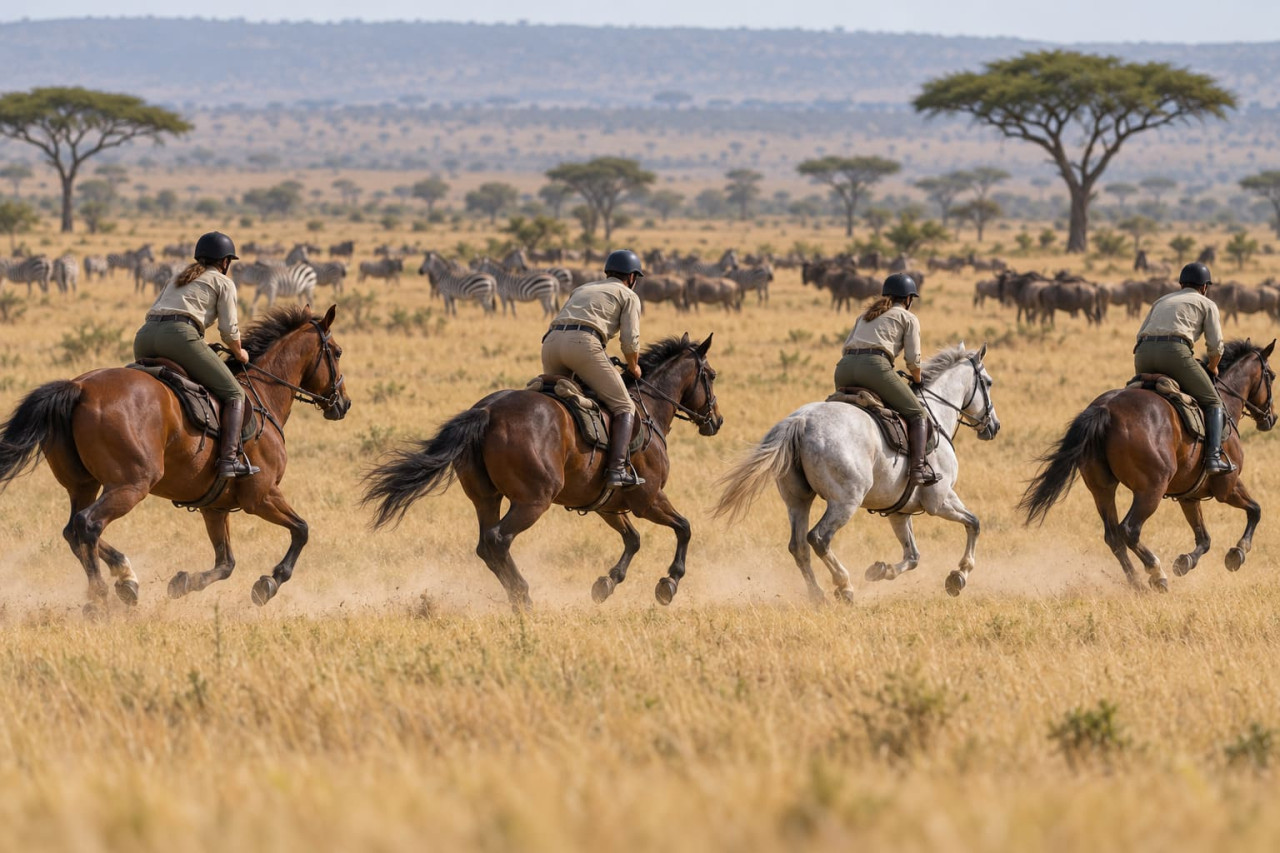 Se préparer physiquement à un safari à cheval en Afrique