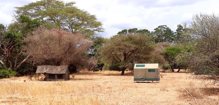 Campement mobile en Tanzanie