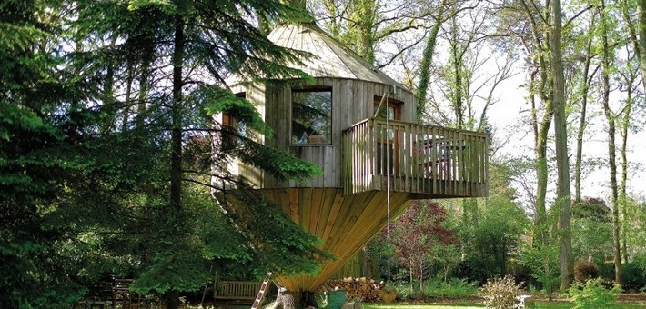 Chalet & cabane perchée en forêt de Fontainebleau