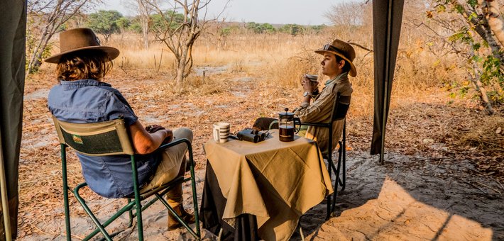 Mobile Camp dans le Hwange National Park