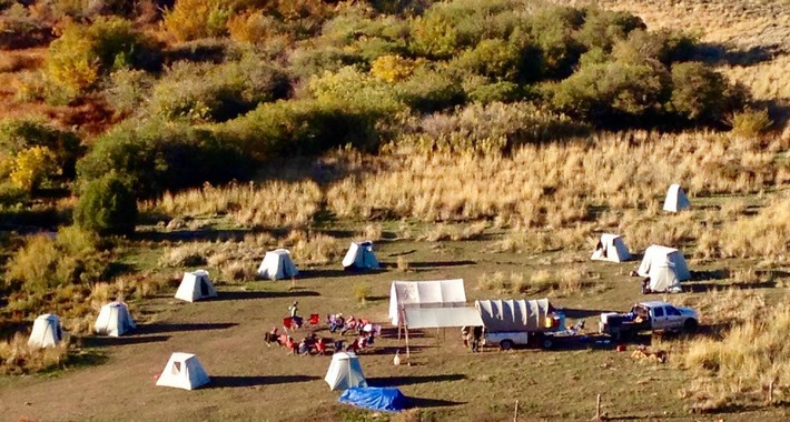 Bivouac dans l'Idaho