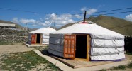 Camp de yourtes en Mongolie