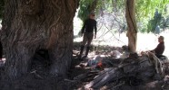 randonnée équestre au Chili en bivouac