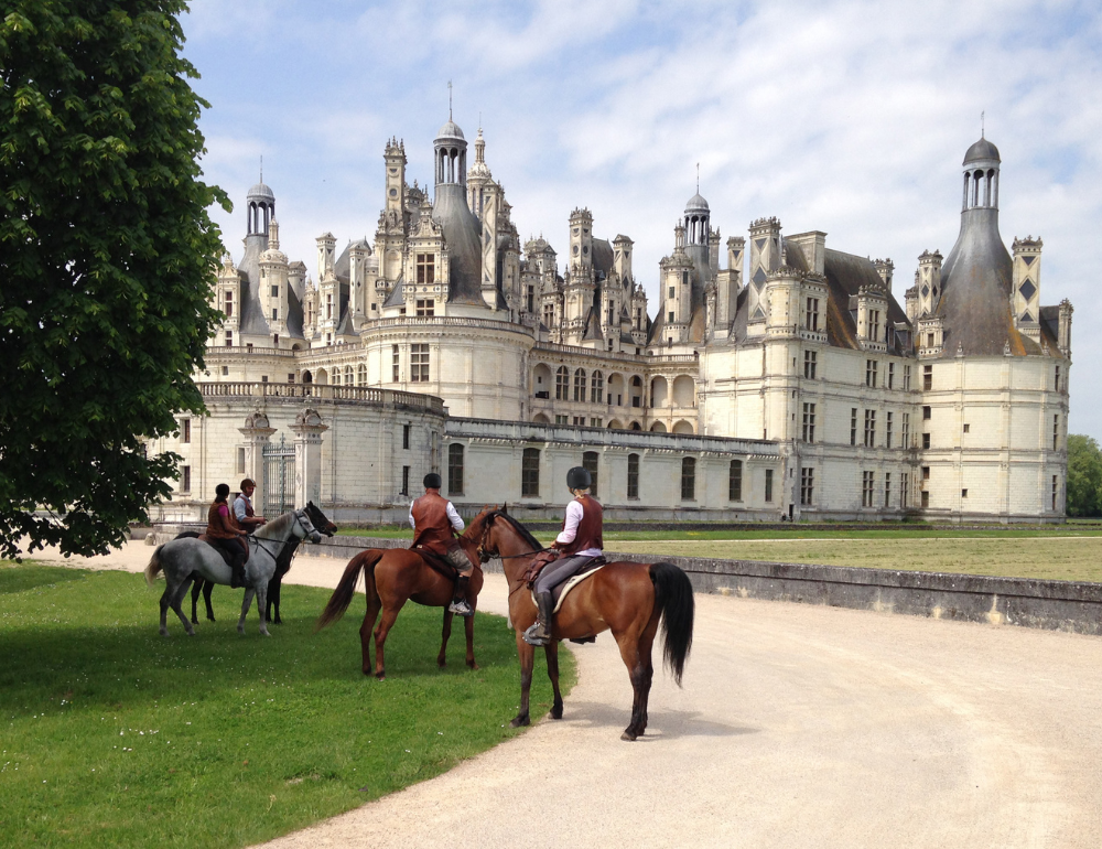 Randonnée équestre itinérante au cœur des châteaux de la Loire