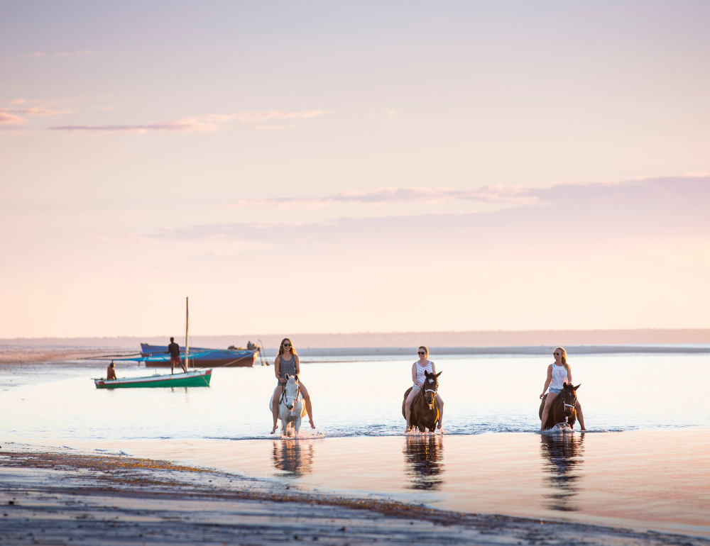 Escapade à cheval au Mozambique, entre mer, lagons et dunes de sable