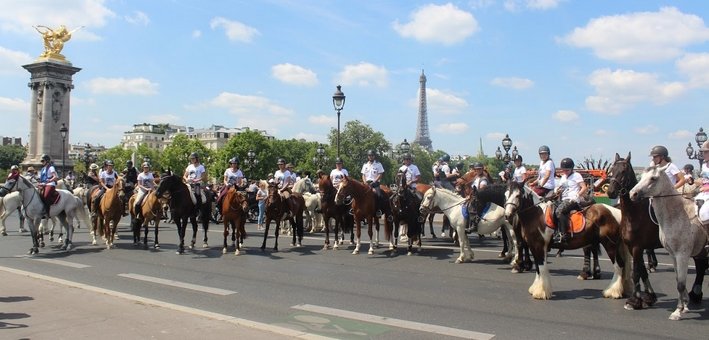 Jour 3. Randonnée à cheval dans Paris