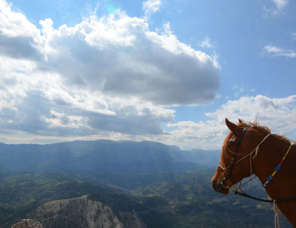Randonnée à cheval dans les montagnes du sud de l'Anatolie - Turquie