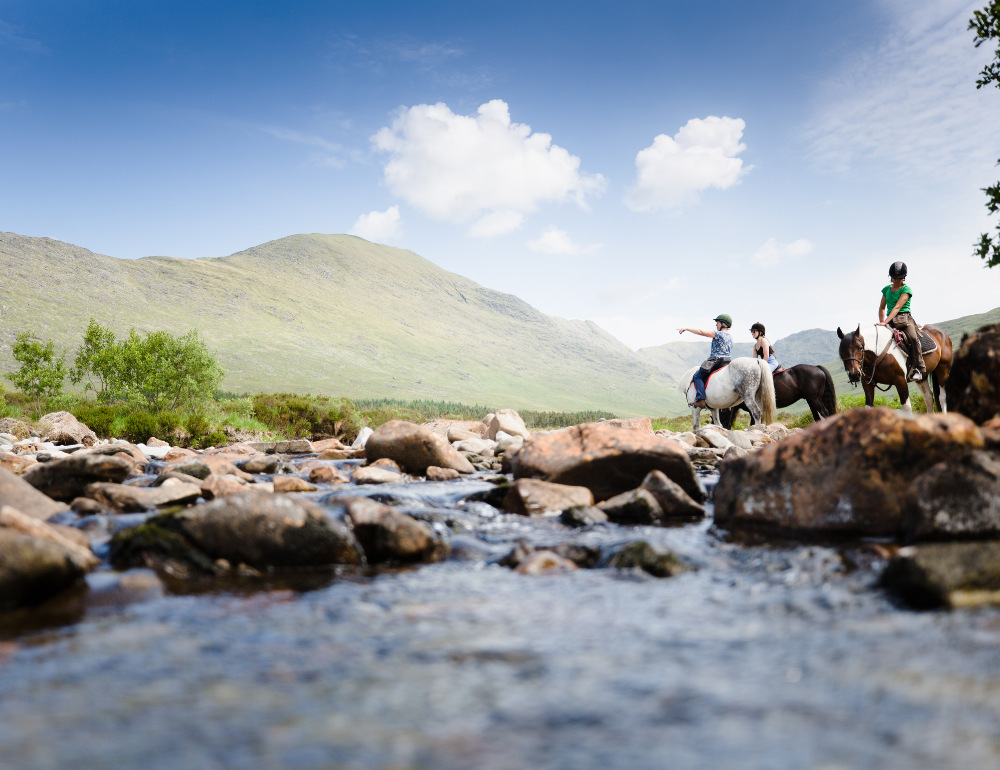 Randonnée équestre sur la péninsule de Knoydart, Ecosse