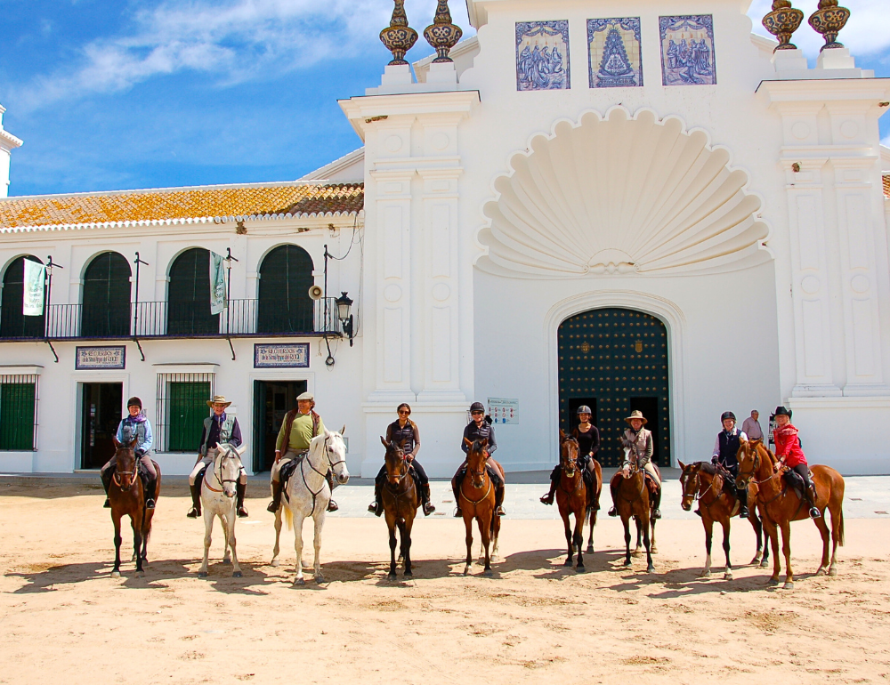 Randonnée équestre à la découverte d'El Rocio et du Parc de Doñana