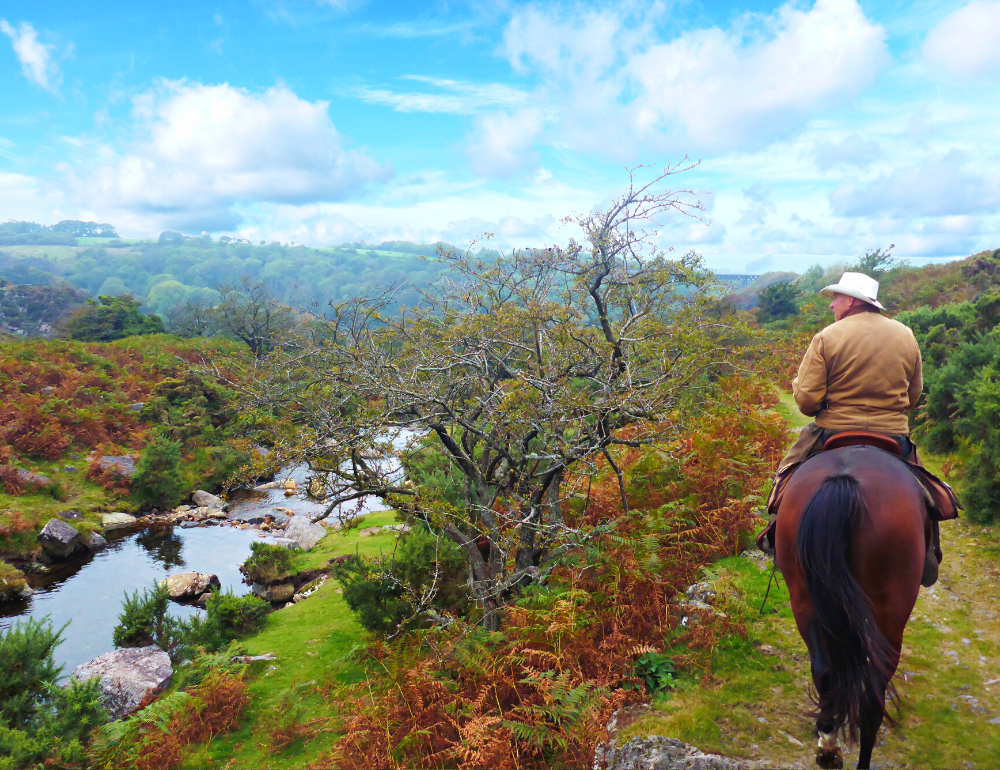 Chevauchée western au Dartmoor
