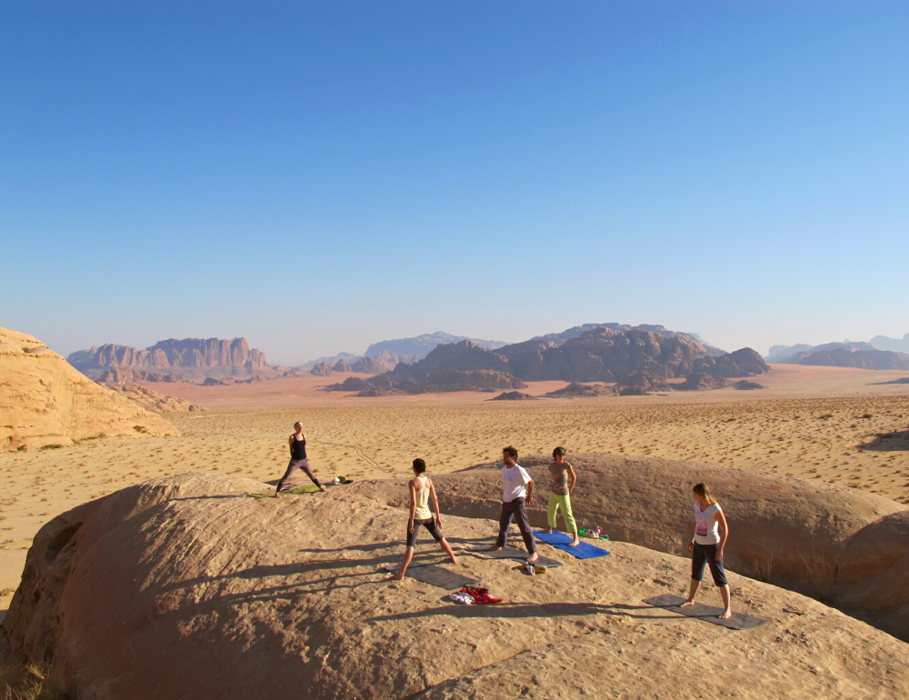 Randonnée équestre en Jordanie et Yoga