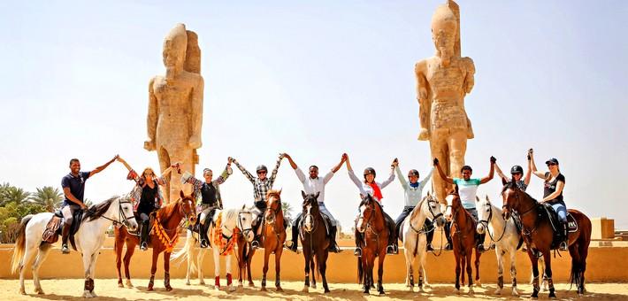 Randonnée à cheval en Egypte au cœur de la vallée des Rois