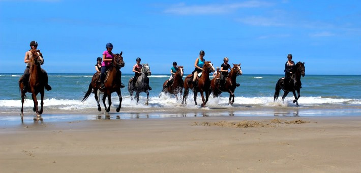 Week-end à cheval entre plages et vignobles du Médoc - Caval&go