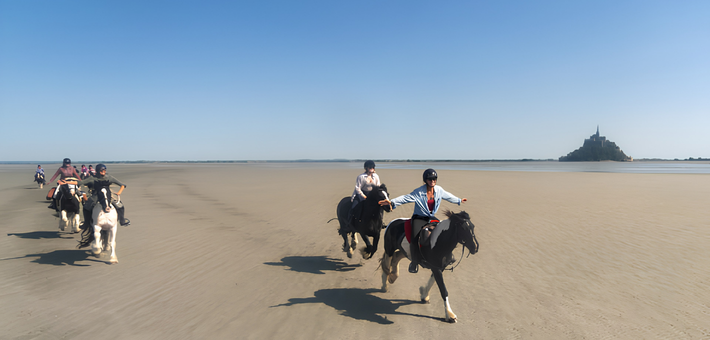 Randonnée à cheval au Mont-Saint-Michel - Adultes - Caval&go