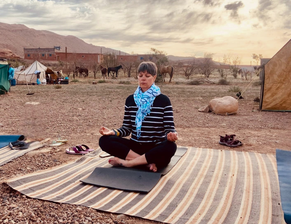 Randonnée équestre et Yoga dans la Vallée des Roses au Maroc