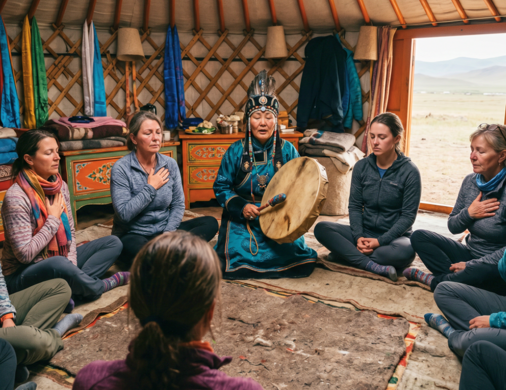 Voyage chamanique f&eacute;minin : C&eacute;r&eacute;monies, steppes et sororit&eacute; en Mongolie