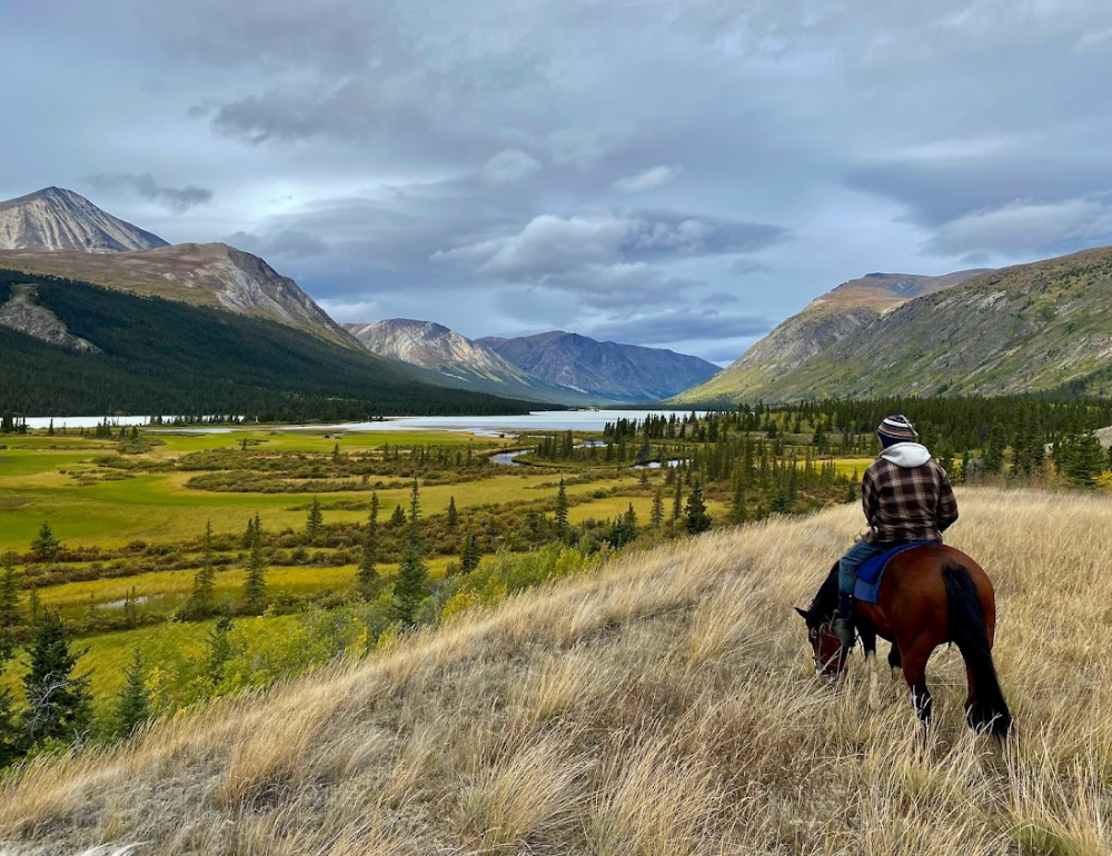 Expédition équestre à la frontière de l'Alaska dans le Yukon, Canada