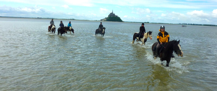 Randonnée équestre de Cancale au Mont-Saint-Michel - Caval&go