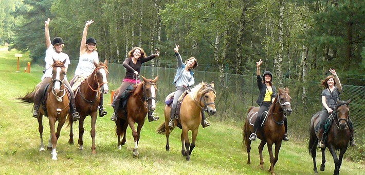 week-end équitation en forêt d