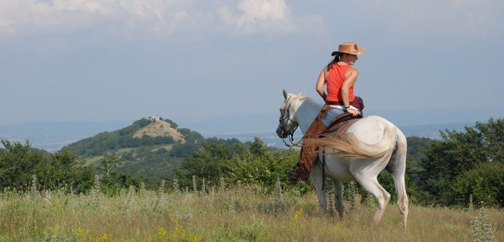 Randonnée équestre en Toscane en Italie