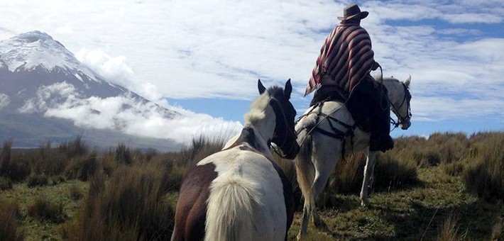 Randonnée équestre en Equateur à travers les Andes 