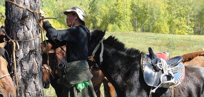 Trek à cheval en Mongolie dans le Khentii
