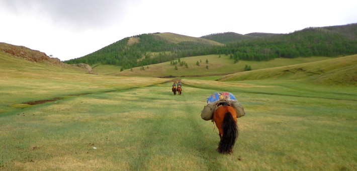 Trek à cheval en Mongolie dans le Khentii