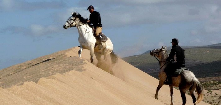 Randonnée à cheval sportive dans le Sud Marocain