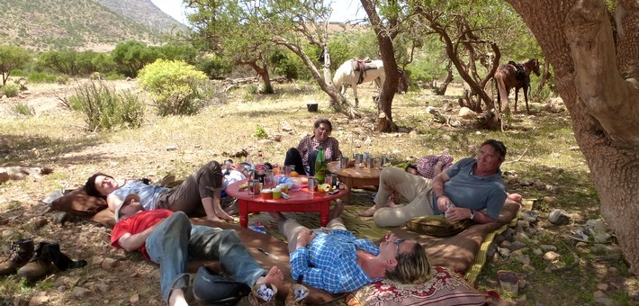 Randonnée à cheval sportive dans le Sud Marocain