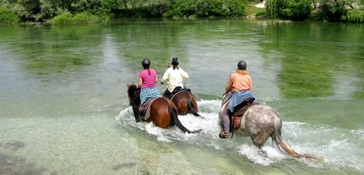 A cheval au cœur du Parc National des lacs de Plitvice