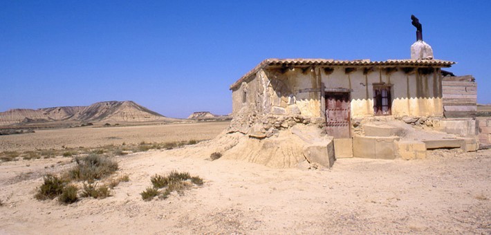 Randonnée équestre dans le désert des Bardenas