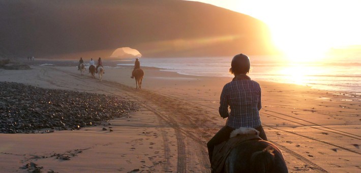 Séjour initiation à la randonnée équestre en ranch sur la côte au Maroc