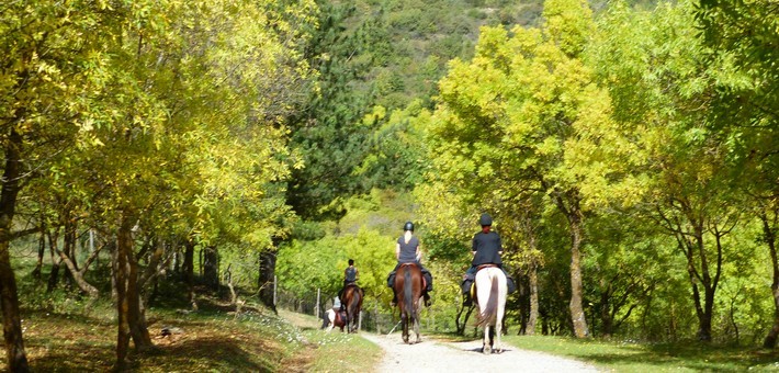 Vacances à cheval en Sicile, Italie