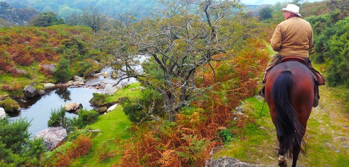 Chevauchée western au Dartmoor