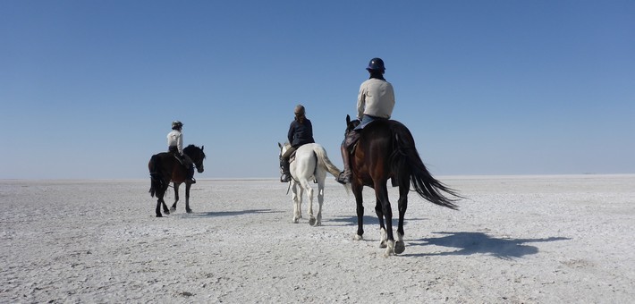 Safari équestre au Botswana