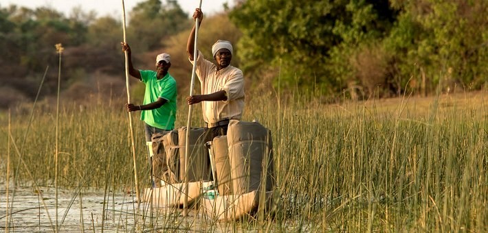 Safari à cheval au Botswana et exploration du delta de l