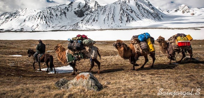 Randonnée à cheval en Mongolie dans l