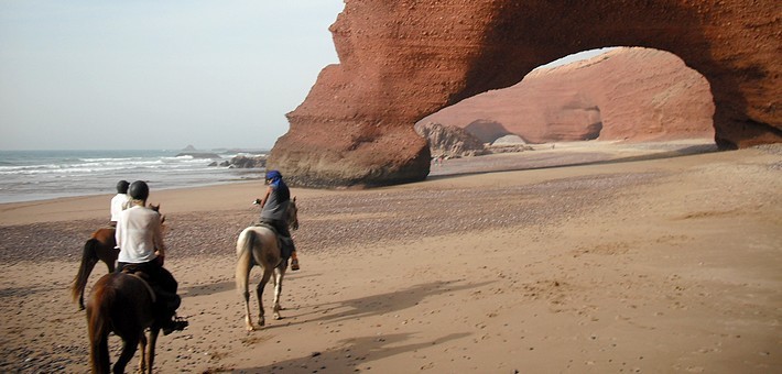 Séjour initiation à la randonnée équestre en ranch sur la côte au Maroc