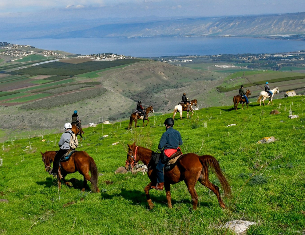 Chevauchée exploration de la Galilée en Israël